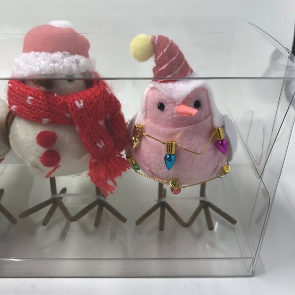 NWT Target Wondershop Featherly Friends fabric birds, set of 3.  Holiday - Picture 3 of 11